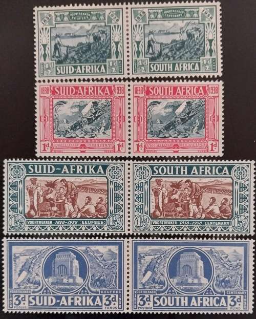 1938 Union of South Africa Voortrekker set complete MLH