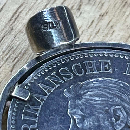 ZAR Paul Kruger Delagoa Bay Railway Festivities Pendant (Mintage: Only 1000!) with Silver .925 Chain