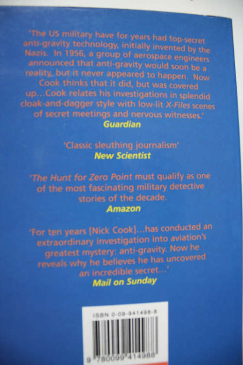 The Hunt for Zero Point by Nick Cook