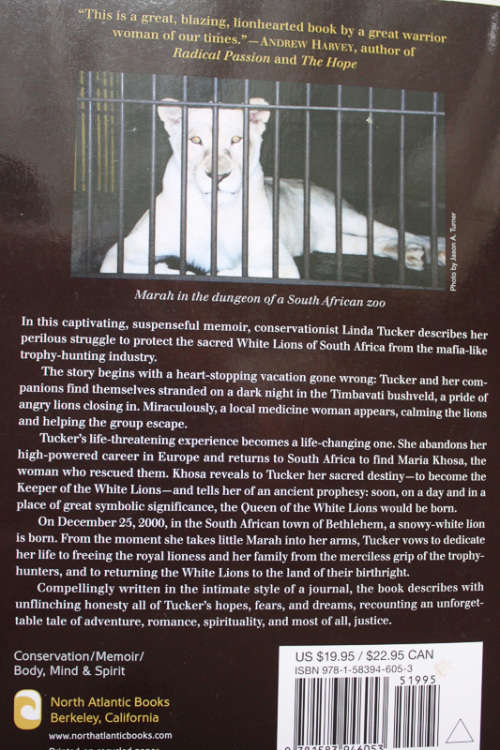 Saving the White Lions by Linda Tucker