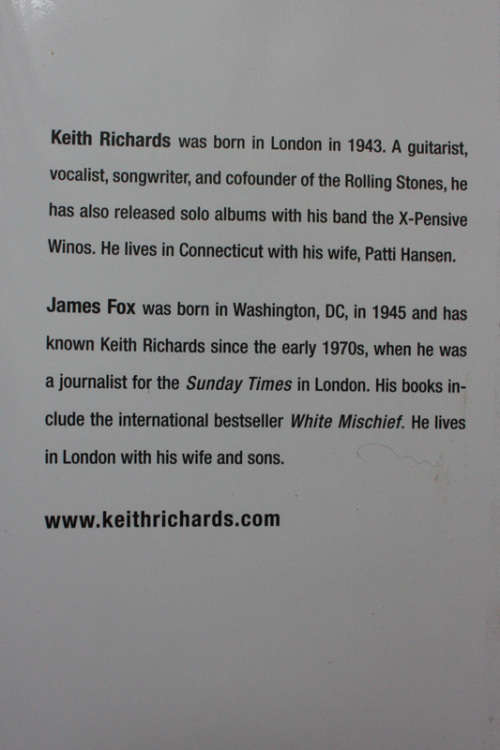 Life by Keith Richards with James Fox