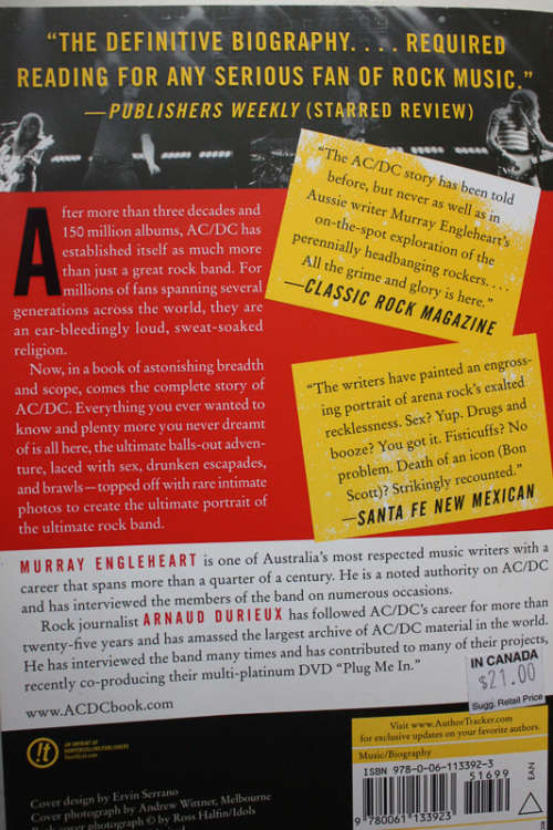 AC/DC Maximum Rock and Roll by Murray Engleheart with Arnaud Durieux