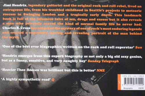 Room Full of Mirrors: A Biography of Jimi Hendrix by Charles R Cross