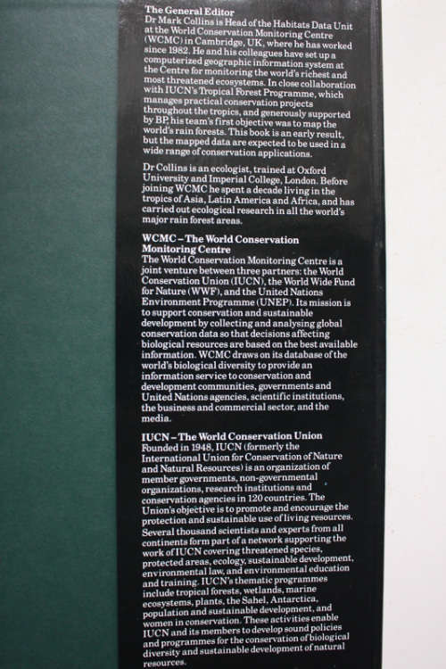 The Last Rain Forests: A World Conservation Atlas edited by Mark Collins