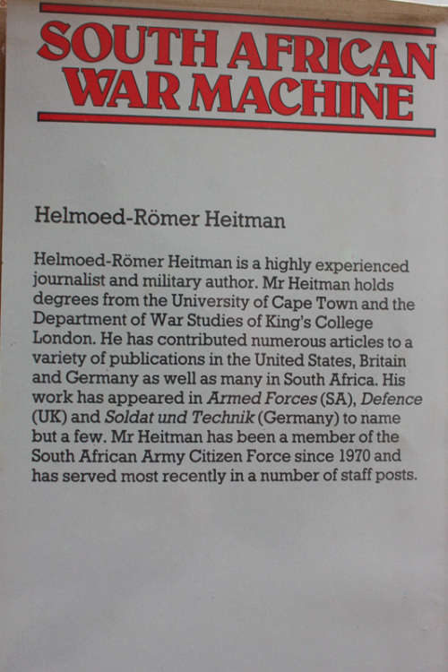 South African War Machine by Helmoed-Romer Heitman