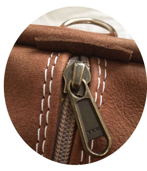 100% Genuine Leather High Quality Handcrafted Duffel, Travel, Gym Bag - Unisex - Dark Brown Colour