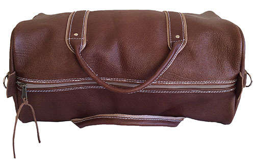 100% Genuine Leather High Quality Handcrafted Duffel, Luggage, Travel, Gym Bag - Unisex