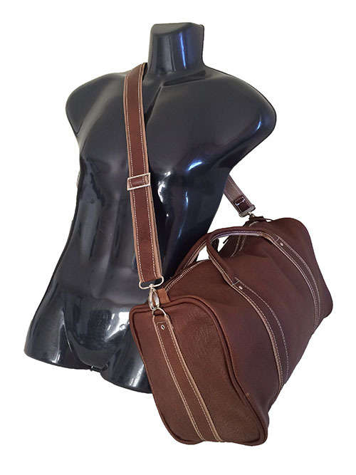 100% Genuine Leather High Quality Handcrafted Duffel, Luggage, Travel, Gym Bag - Unisex
