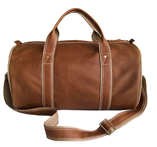 100% Real Leather Duffel Bag, High Quality Handcrafted Luggage, Travel, Gym, Weekender Bag , Unisex