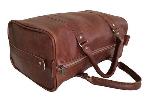 100% Genuine Leather High Quality Handcrafted Duffel, Luggage, Travel, Gym Bag - Unisex