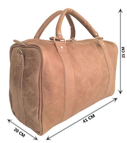 100% Genuine Leather High Quality Handcrafted Duffel, Luggage, Travel, Gym Bag - Unisex