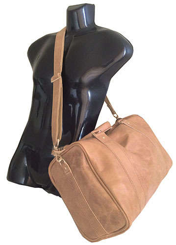 100% Genuine Leather High Quality Handcrafted Duffel, Luggage, Travel, Gym Bag - Unisex