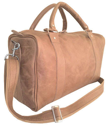 100% Genuine Leather High Quality Handcrafted Duffel, Luggage, Travel, Gym Bag - Unisex