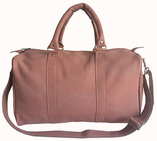 100% Genuine Leather High Quality Handcrafted Duffel, Luggage, Travel, Gym Bag - Unisex