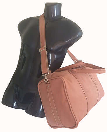 100% Genuine Leather High Quality Handcrafted Duffel, Luggage, Travel, Gym Bag - Unisex