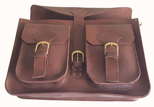 Genuine Leather Briefcase,Handbag Fits 15,6 Inch Laptop, Apple, iPad, Mac book, Computer & Tablet