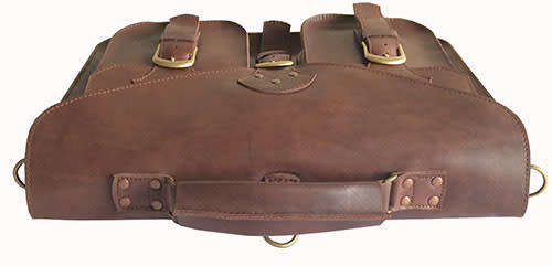 Genuine Leather Briefcase,Handbag Fits 15,6 Inch Laptop, Apple, iPad, Mac book, Computer & Tablet