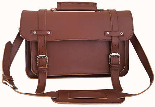 Genuine Leather Briefcase,Handbag Fits 15 Inch Laptop, Apple, iPad, Mac book, Computer & Tablet