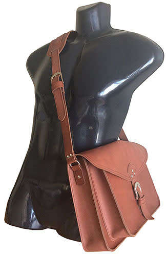 14" Genuine Leather Handmade Messenger, Handbag, Laptop, Computer, Mac Book, Apple iPad /Tablet