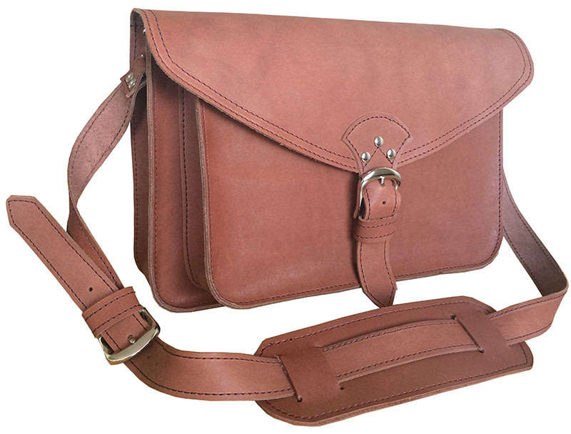 14" Genuine Leather Handmade Messenger, Handbag, Laptop, Computer, Mac Book, Apple iPad /Tablet