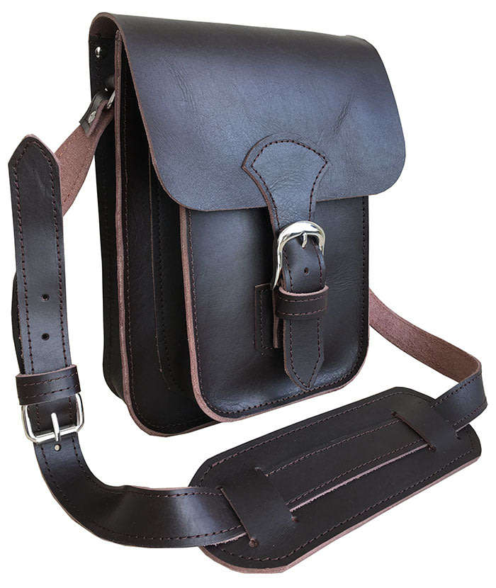 Real Leather Unisex Handmade Shoulder Messenger Bag,Cross body, Handbag fits iPhone, Tablet, Apple