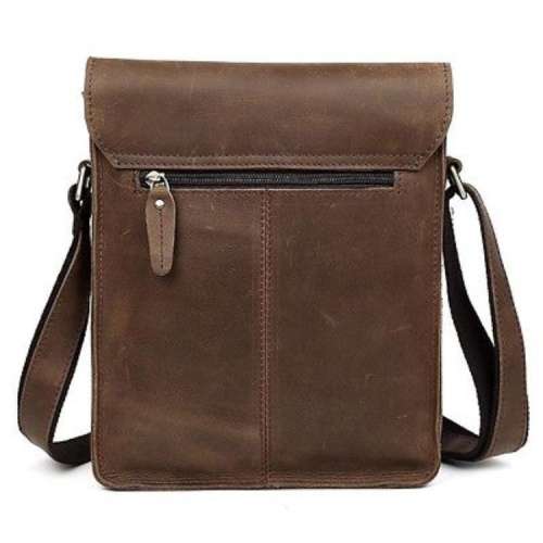 Real Leather Unisex Handmade Shoulder Messenger Bag,Cross body, Handbag fits iPhone, Tablet, Apple
