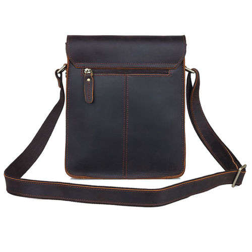 Real Leather Unisex Handmade Shoulder Messenger Bag, Handbag fits iPhone, Tablet, iPad, Samsung