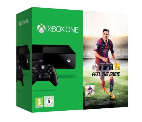 Microsoft  Xbox One  500 GB Console with FIFA 15 Game