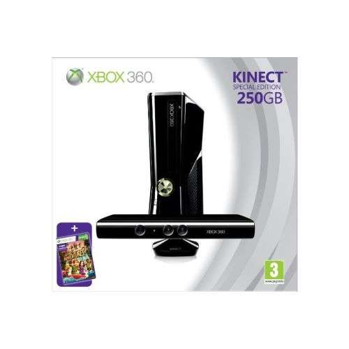Xbox 360 250GB Bundle: Includes Kinect Sensor and Kinect Adventures - in Original Box