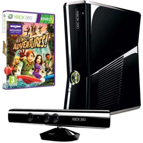 Xbox 360 250GB Bundle: Includes Kinect Sensor and Kinect Adventures - in Original Box