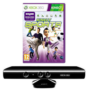 Official Xbox 360 Kinect Sensor with Kinect Spots Game (Xbox 360)