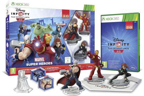 Xbox 360 4GB Plus Disney Infinity 2.0 Marvel Superheroes Starter Pack - Bundle Deal
