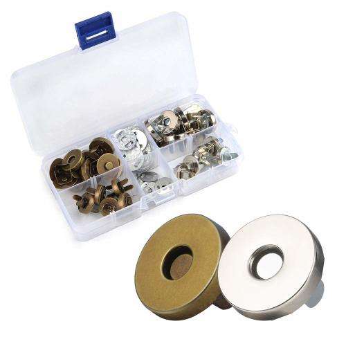 10 Sets Magnetic Button Clasps Snaps Fastener Clasps Craft Sewing Buttons Knitting Button