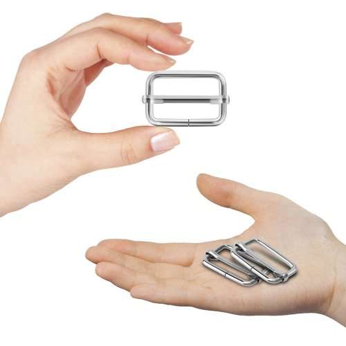 32mm Slide Buckle Metal Triglide Slides Rectangle Adjustable Webbing Slider for Fastener