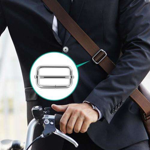 32mm Slide Buckle Metal Triglide Slides Rectangle Adjustable Webbing Slider for Fastener