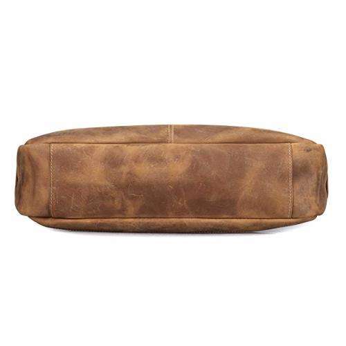 15 Inch Full Grain Leather Briefcase, Messenger Bag, Fits Mac book, Laptop, iPad, Mobile Phone