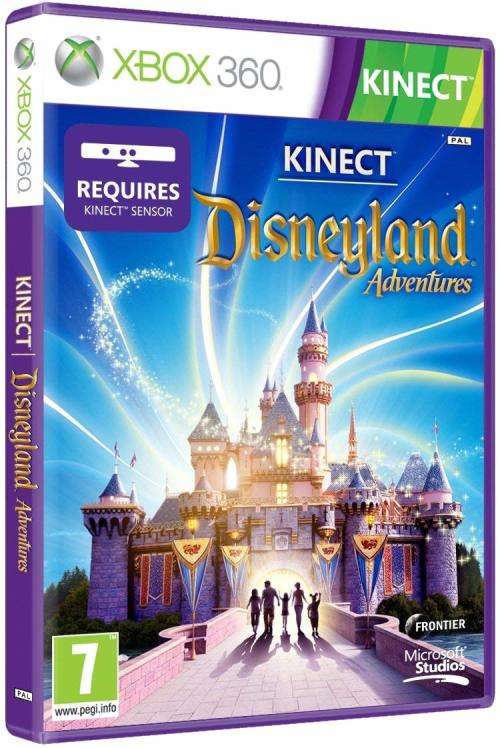 Xbox 360 4GB Console with Kinect Sensor: With Kinect Disneyland Adventures + Kinect Adventures