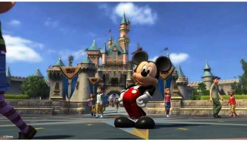 Xbox 360 4GB Console with Kinect Sensor: With Kinect Disneyland Adventures + Kinect Adventures