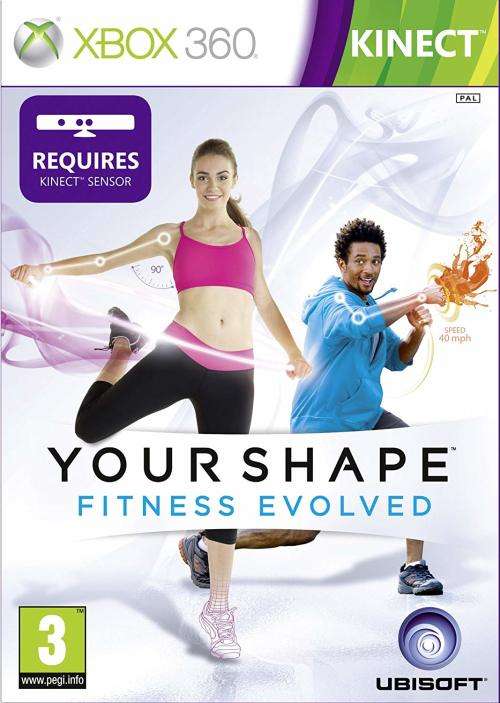 Xbox 360 4GB Console with Kinect Sensor: With Your Shape Game: Fitness Evolved