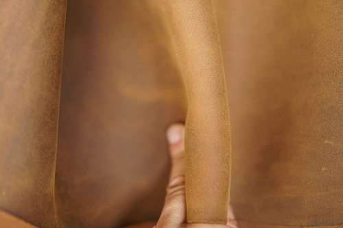 Genuine Leather All In One Messenger Bag - Fits A4 Books and Most Tablets & iPads - Brown Color