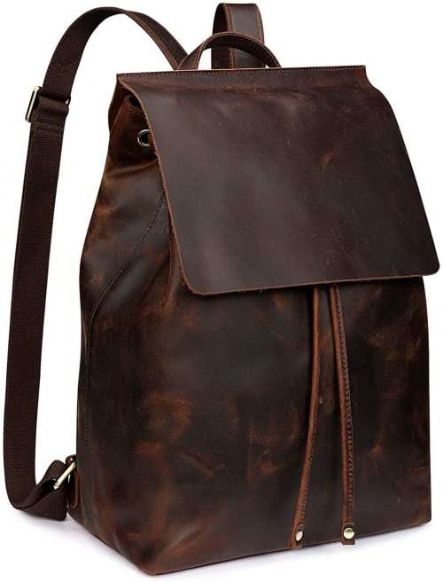 Full Grain Leather Backpack, Handbag, Laptop Bag -  Colour Available - Brown
