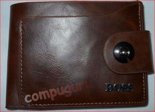 **BOSS** Exclusively designed Men Wallet, 100% Leather @R1 No Reserve!!!.