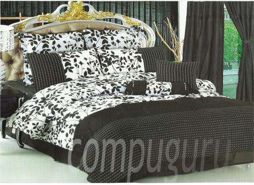 Queen Size High Quality Embroidered Comforter  -12 Piece Set - @R1