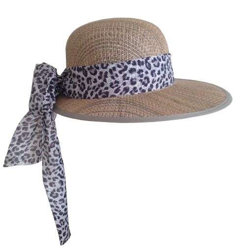 Women Elegant Visor Hat Sun Beach Golf Cap Straw Hat