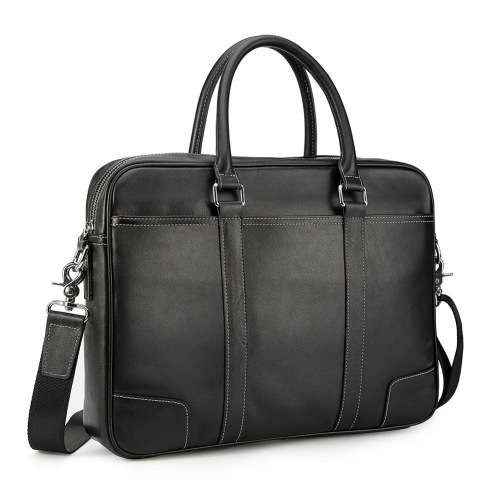 15 Inch Full Grain Leather Briefcase, Messenger Bag, Fits MacBook, Laptop - Available Colour .