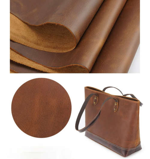Full Grain Leather Classic Tote Handbag