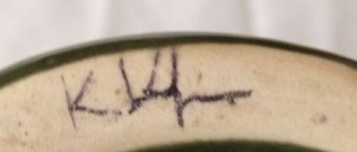 Beautiful Greenstone-inspired Glazed Ceramic  Ti-tokl Liqueur Crock With Paua Eyes