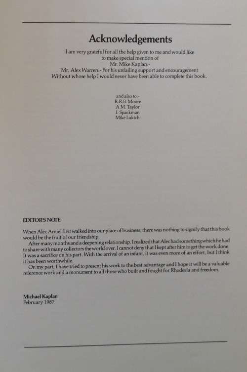 Badges and Insignia of the Rhodesian Security Forces 1890-1980 | A.J Arniel