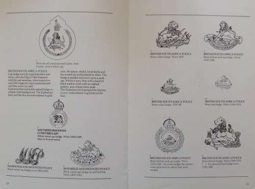 Badges and Insignia of the Rhodesian Security Forces 1890-1980 | A.J Arniel