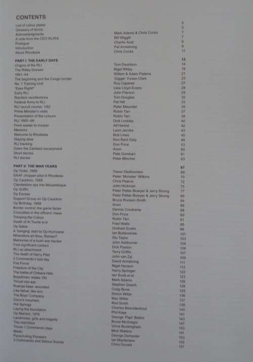 The Rhodesian Light Infantry - Africa's Commandos: Mark Adams & Chris Cocks